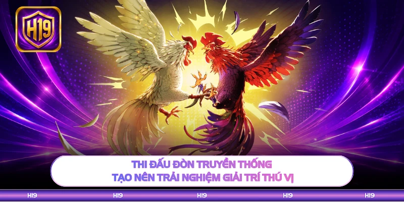 Thi đấu đòn truyền thống tạo nên trải nghiệm giải trí thú vị